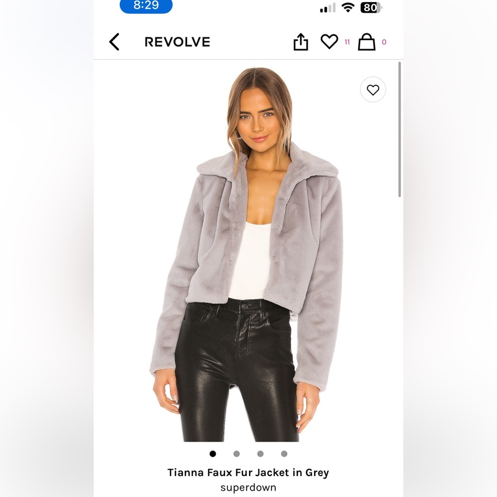 TIANNA SUPERDOWN faux fur jacket
